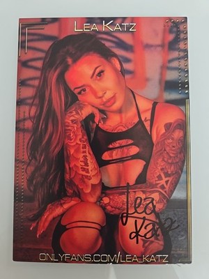 LEA KATZ AUTOGRAMM SIGNIERT AUTOGRAPH SIGNED Autogrammkarte Erotik