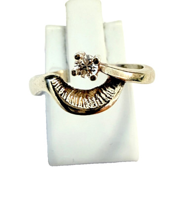 Ring Nils Erik From NEFROM Denmark 925 er Sterling Silber Bergkristall