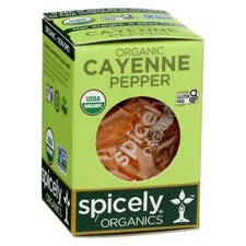 Poivre De Cayenne Bio 0,45 Oz (Caisse De 6) Par Spicely Organics