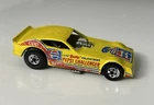Vintage 1977 Hot Wheels Diecast Yellow Don Prudhomme Pepsi Challenger Funny Car