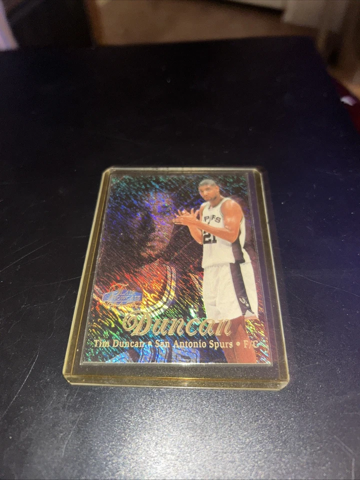 1997-98 Flair Showcase - Tim Duncan #5 Row 1 (RC) - Image 4 of 4