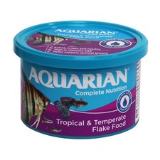 Aquarian Tropical Fish Flakes 50g 1.76 Ounce Pack of 1