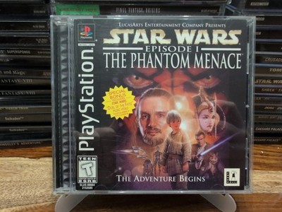 Star Wars Episode I The Phantom Menace (PlayStation PS1) CIB w Catalog Insert 