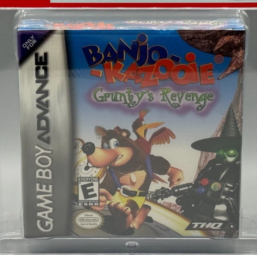 Banjo Kazooie Grunty's Revenge Nintendo Game Boy Advance PSA 8.5 A