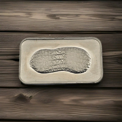 #ad #ad 1976 Success Silver The Peanut Zeiser Manufacturing ZM 13P Pewter Bar Ultra Rare $395.00