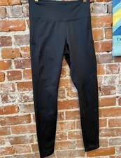 New Balance x Isaac Mizrahi Black Color-Block Leggings Workout New Yoga