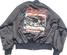 VTG 90s Dale Earnhardt 5-Time Winston Cup Champion NASCAR Black Jacket Men's L