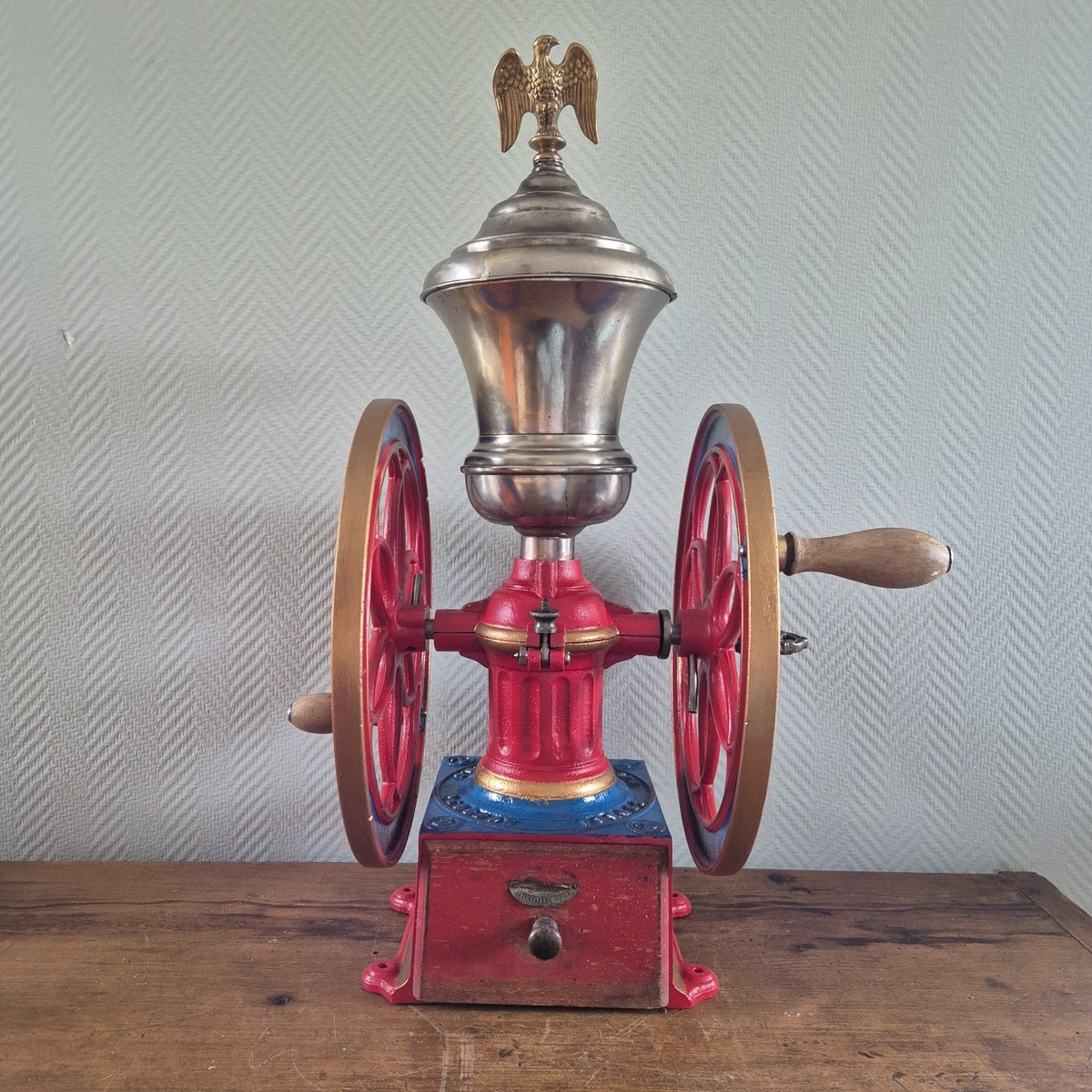 Rare PEUGEOT FRERES AB dit L'Americain Coffee Grinder Mill Doubs - Main Image
