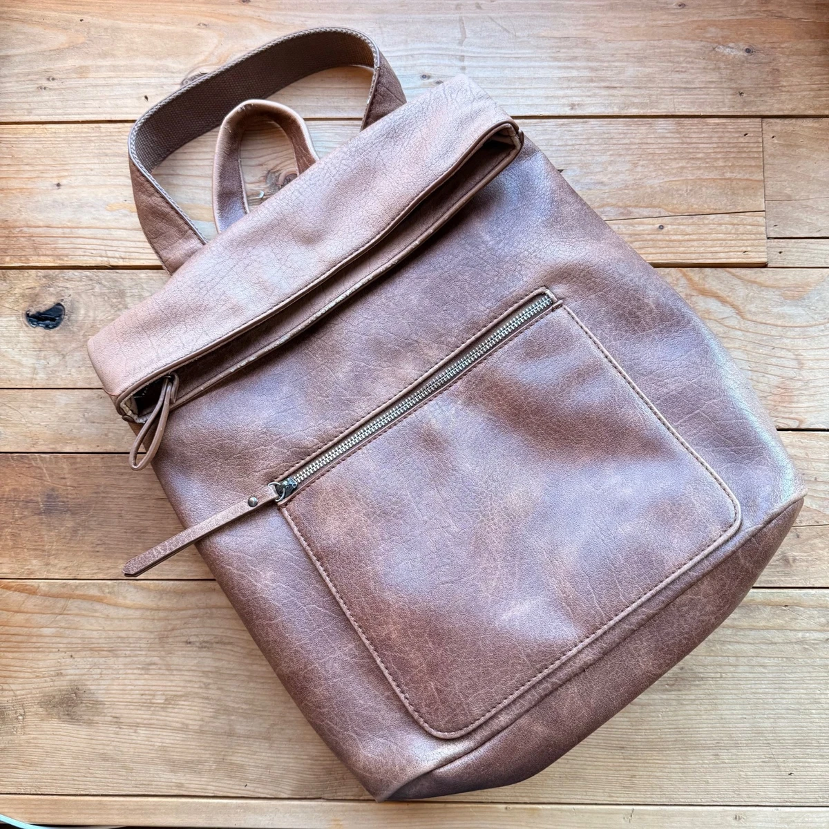 Urban Expressions Faux Leather Exterior Backpack Bags  display picture 1