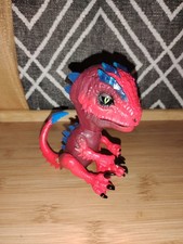 Fingerlings Untamed Radioactive Raptor Gamma 5 Interactive WowWee Red Tested