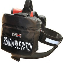 Dogline Unimax Service Dog Vest Harness Chest Plate Patches  Side Bags