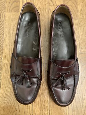 Cole Haan Pinch Tassel Loafers Burgundy Leather Men\'s 10 D Dress Shoes 03507 Cole Haan 03507 Men main image 4