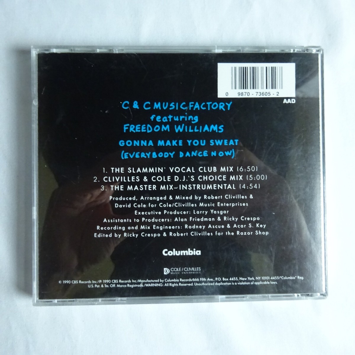C & C Music Factory CD Single Gonna Make You Sweat (everybody