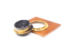 ZEISS ROSS Anastigmat 86mm f/16 Primitive Version Brass Lens No.10485