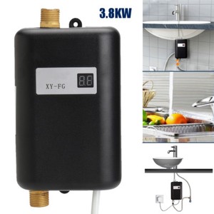 Details About 3 5kw Electric Tankless Water Heater Instant Hot Under Sink Kitchen Bathroom