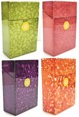 Eclipse Speckled Design Hard Plastic Crushproof Cigarette Case, 2ct, Kings, M11
