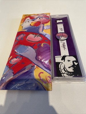 Peter Max 1986 Rare Original Signed Watch