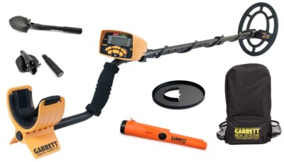 Metalldetektor Set GARRETT ACE 300i + Pro-Pointer AT + Spulenschutz + Rucksack