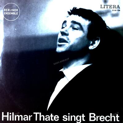 Hilmar Thate - Hilmar Thate Singt Bertolt Brecht LP Amiga 1968 (VG/VG) .