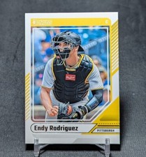 Endy Rodriguez Rookie RC 2024 Donruss Baseball Card #30 Pittsburgh Pirates. rookie card picture