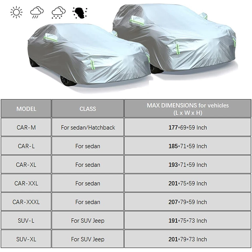 Cubierta completa para automóvil para Porsche Boxster Cayman exterior sol lluvia polvo resistente al agua Foto 3 de 4