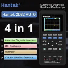 Hantek 2D82Auto Automotive Diagnostic 80MHz Oscilloscope 4in1 2CH+Multimeter+AWG