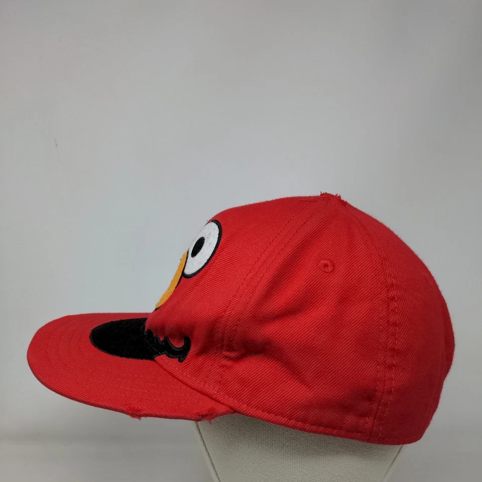 Sombrero ajustado Sesame Street Elmo rojo 7 1/2 orificios de ventilación bordados Foto 3 de 4