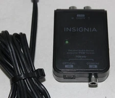 Insignia NS-HZ313 Optical/Coax Digital-to-Analog Audio Converter w AC Plug