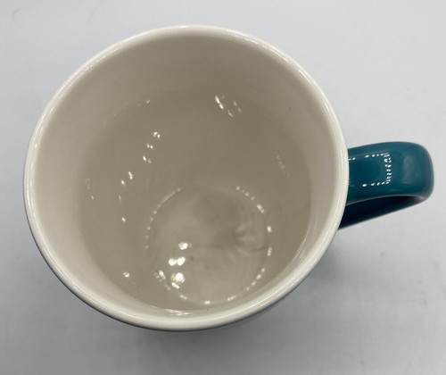 2020 STARBUCKS 10 Oz TEAL Blue COFFEE MUG GREAT DANE CORGI? DOGS Camouflage CAMO - Picture 5 of 5