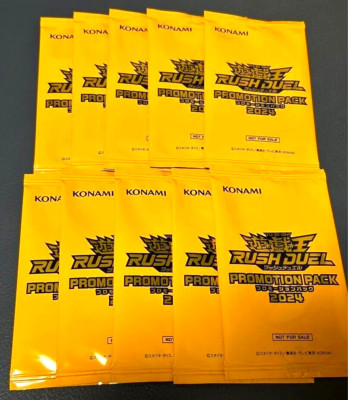10 Pack Yugioh Rush Duel Promotion Pack 2024 Japanese RD/24PR NEW KONAMI DHL