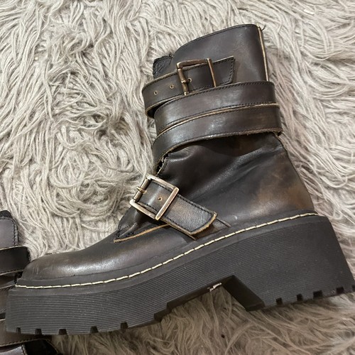Steve Madden Sarge Multi Black Leather 