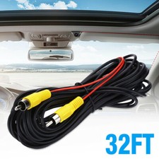 32ft Car Video RCA Extension Cable for Rear View Backup Camera  Detection Wire