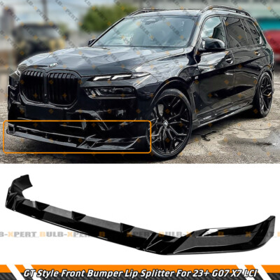 Y1160 gfc GN7-200 Gloss BBST QM アウトレット For 2023-25 BMW X7 G07 LCI M Sport GT Style Gloss Black Front
