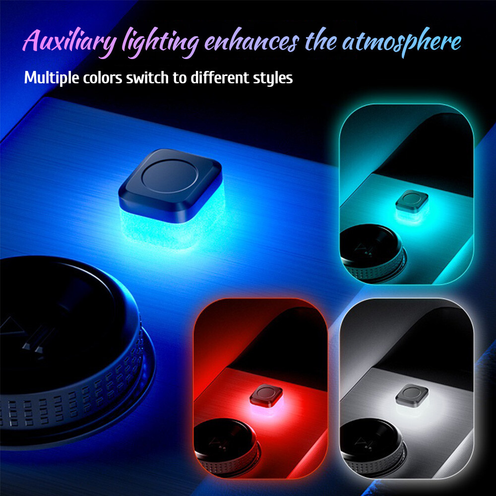1X USB Mini LED Car Interior Neon Ambient Light Bulb Accessories