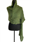 Ob.D. Handmade, Hand Knit Zig-Zag Lace & Bobbles Stole/Light Wrap — photo 7