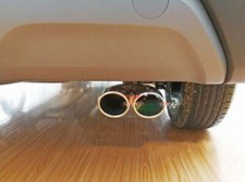 For Kia Seltos 2020-2026 Silver Chrome Rear Tail Exhaust Muffler Tip Pipe End 1P