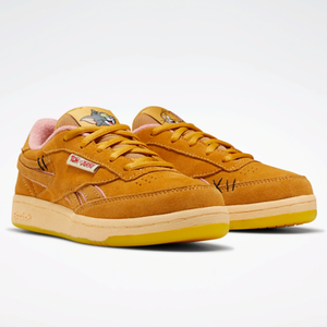 Reebok x Tom and Jerry Club C Revenge Junior Bold Brass Pink Kids Shoes  FW4641 | eBay