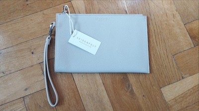 SEIDENFELT MANUFAKTUR SFMs253 Clutch Tasche Farbe: Stone, Beige