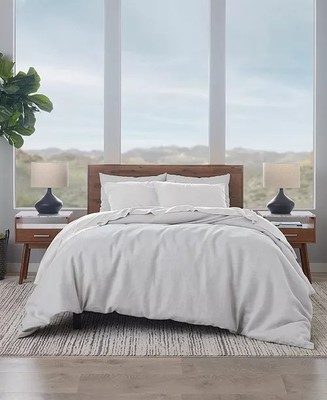 Ella Jayne French Linen Cotton 3 piece Duvet Cover Set, King/California King