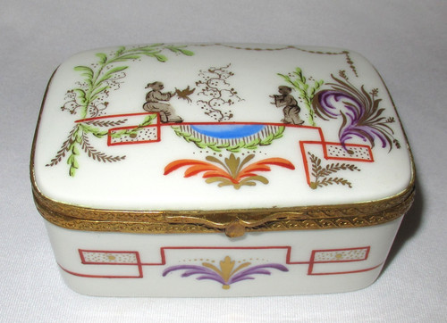 Le Tallec Tiffany Co Private Stock Carousel Chinois Hand Painted Trinket Box