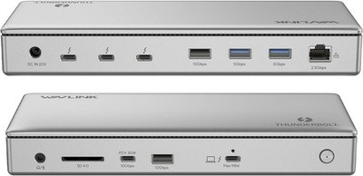 Thunderbolt 4 Dock 12-In-1, 98W PD, Single 8K/Dual 4K, 4Xtbt 4, 4Xusb-A, USB-C,