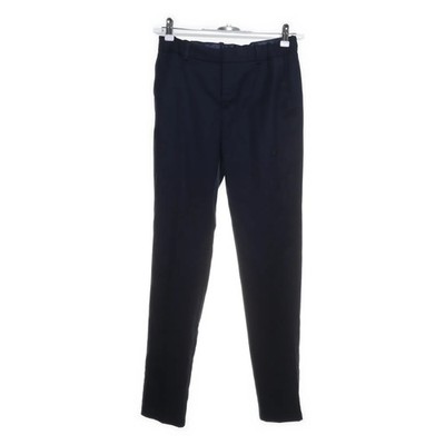 H&M, Stoffhose, Größe: 170, Blau, Polyester/Viskose/Wolle, Einfarbig #MXD