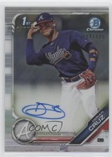 2019 Bowman Chrome Prospect Auto Refractor 4/499 Derian Cruz #CPA-DC Auto c5r