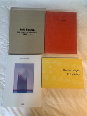 Lot of 4 ART BOOKS: Lari Pittman, Jan Frank, Stephen Hilger, Sara VanDerBeek