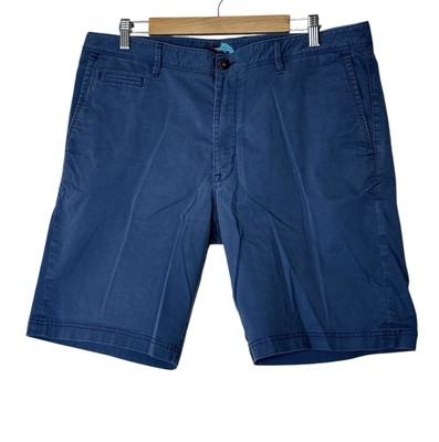 Tommy Bahama Shorts Mens 38 Blue Casual Stretch Chino Beach Outdoor Vacation