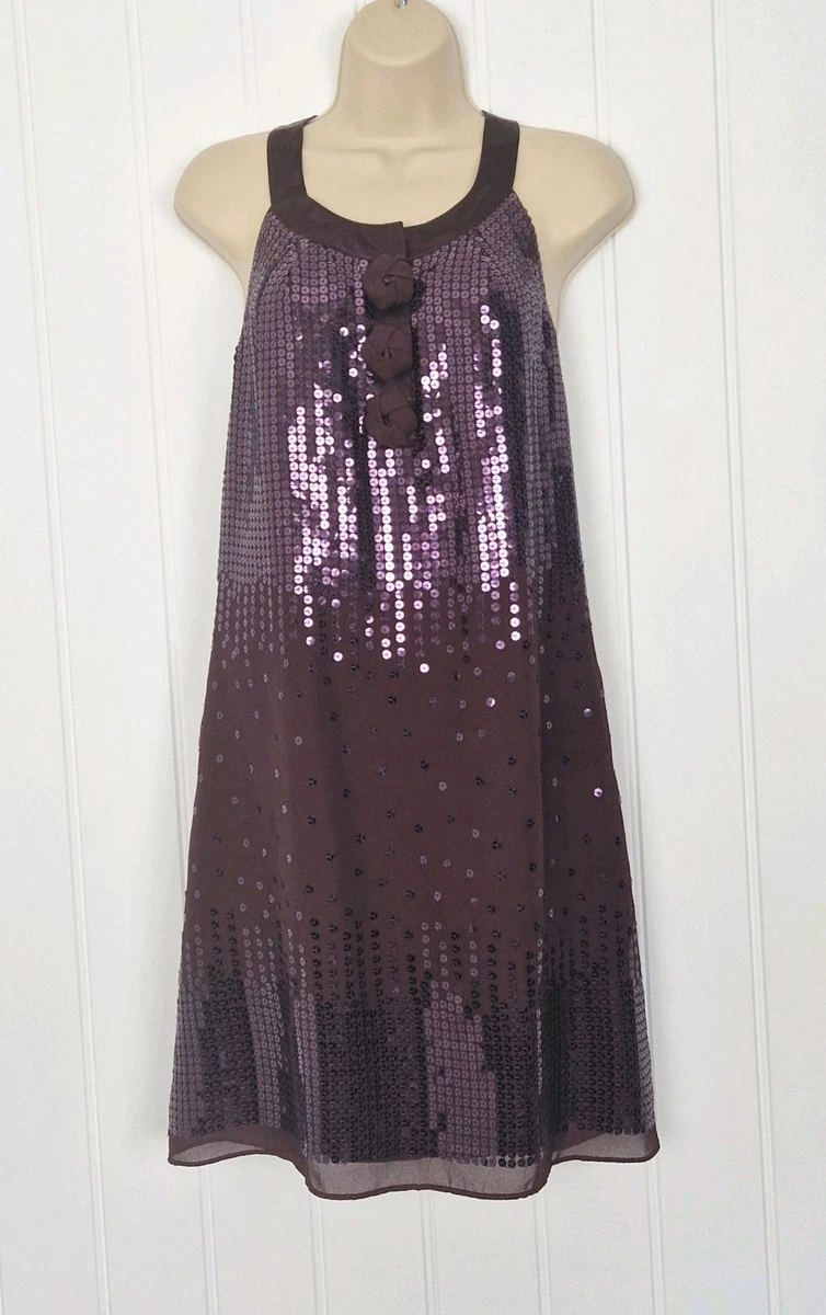 sachin and babi light blue dress Purple Halter Neck Beaded Dress main image 1