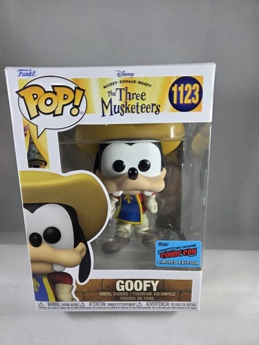FUNKO POP! GOOFY THREE MUSKETEERS DISNEY #1123 2021 NYCC EXCLUSIVE FREE SHIPPING