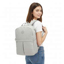 Lightweight Water-Resistant Nylon Backpack Travel School Work Daypack for Women