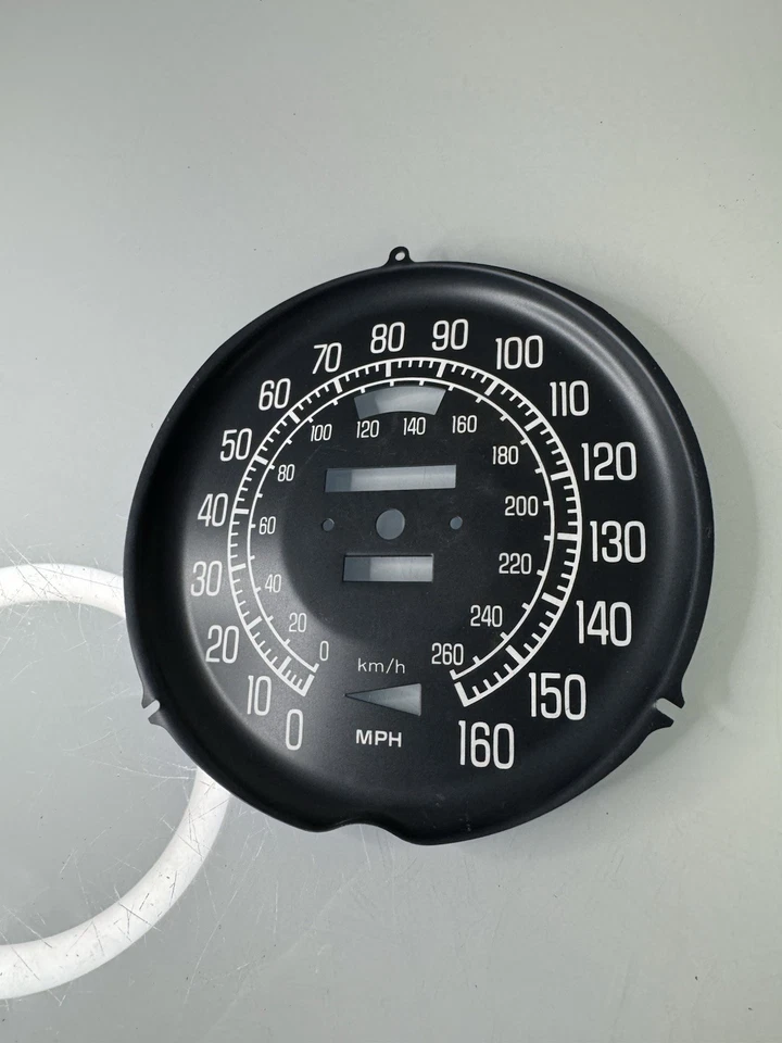 Placa frontal velocímetro Chevrolet Corvette AC Delco 6496851 1972 1973 1973 Foto 4 de 4