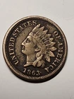 1863 INDIAN HEAD PENNY~NICE XF~COPPER NICKEL~FAST FREE SHIPPING #2